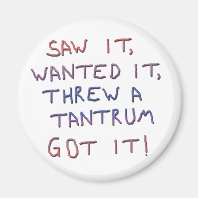 Aimant Tantrum (Devant)