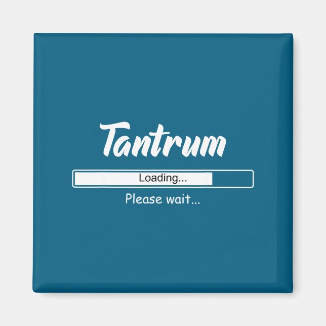 Aimant Tantrum Loading Please Wait Funny Mood  (Devant)