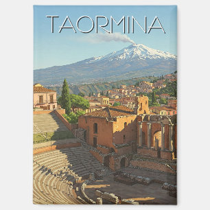 Aimant Taormina Italie Mont Etna