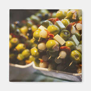 Aimant Tapas faites avec des olives farcies