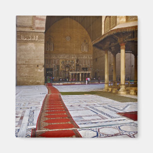 Aimant Tapis de prière menant à une mosquée islamique, Le