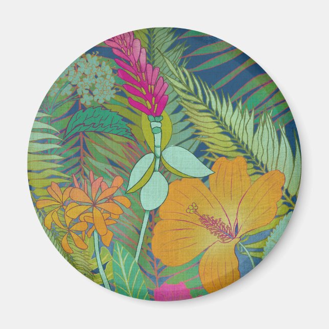 Aimant Tapisserie tropicale II (Devant)