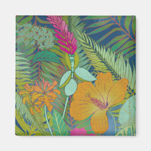 Aimant Tapisserie tropicale II