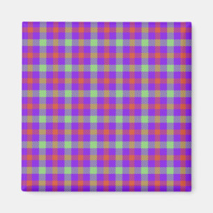 Aimant Tartan Violet