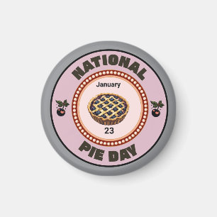 Aimant Tarte à la cerise de la Journée nationale des tart