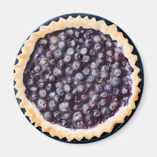 Aimant Tarte aux bleuets et croûte fine