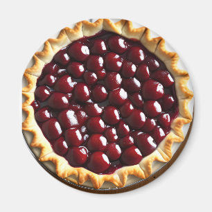Aimant Tarte aux cerises et croûte fantaisie