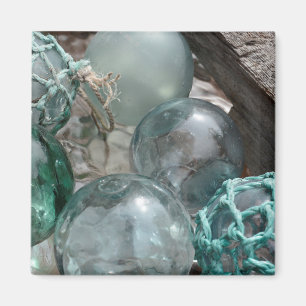 Aimant Tas de flotteurs de pêche en verre