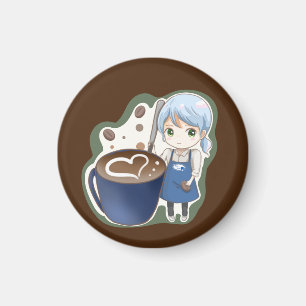 Aimant tasse à café komugisui