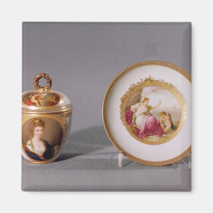 Aimant Tasse, couverture et soucoupe de Meissen