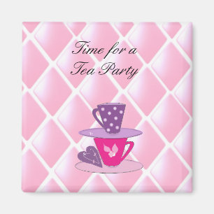 Aimant Tasses à thé empilées - Thé Party