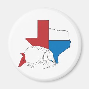 Aimant Tatou de fierté du Texas