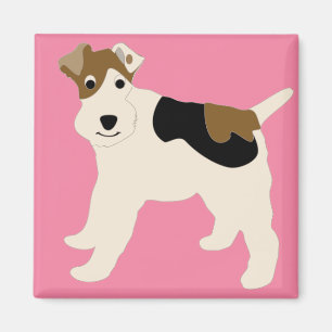 Aimant Tatouage Wire Fox Terrier