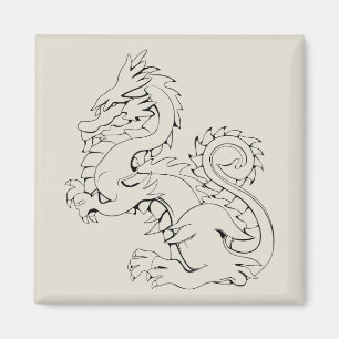 Aimant Tatsu Dragon Asiatique Créatures Mythiques Fantast