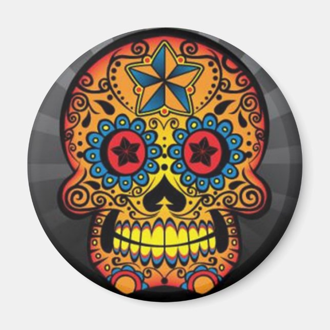 Aimant Tattoo Skull (Devant)