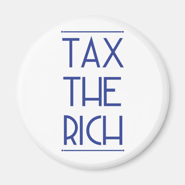 Aimant Taxes Les Riches ! (Devant)