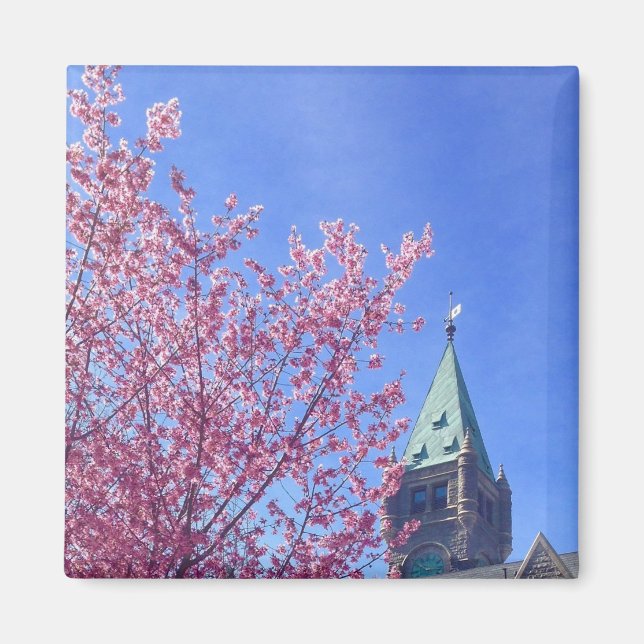 Aimant Taylor Tower au printemps, Bryn Mawr College (Devant)