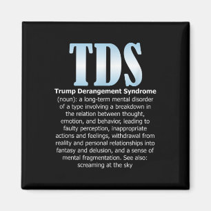 Aimant Tds Trump - Syndrome De La Dépression Trump Drôle 