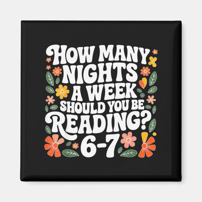 Aimant Teacher 67 How Many Nights A Week Should You Be Re (Devant)