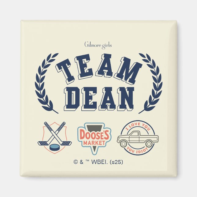Aimant Team Dean Gilmore Girls Design (Devant)