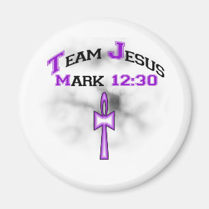 Aimant Team Jesus Mark 12:30