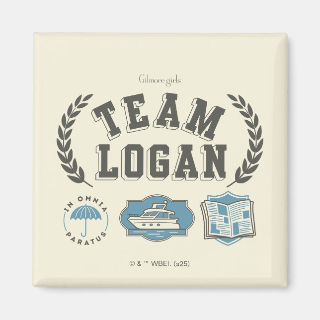 Aimant Team Logan Gilmore Girls Design (Devant)