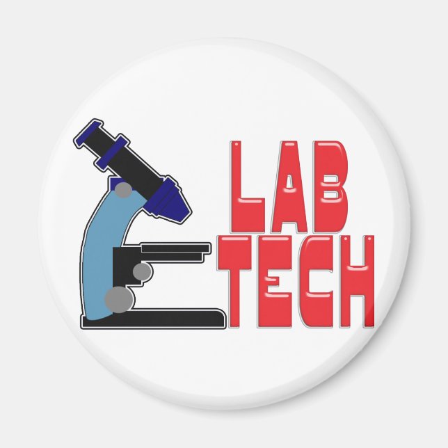 Aimant TECHNOLOGIE LAB avec MICROSCOPE (Devant)