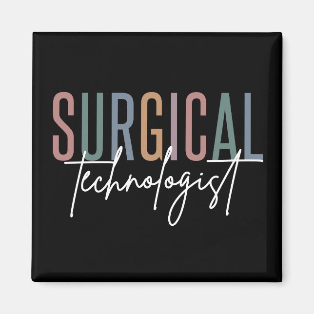 Aimant Technologue chirurgical Med Surg Tech Chirurgie Te (Devant)