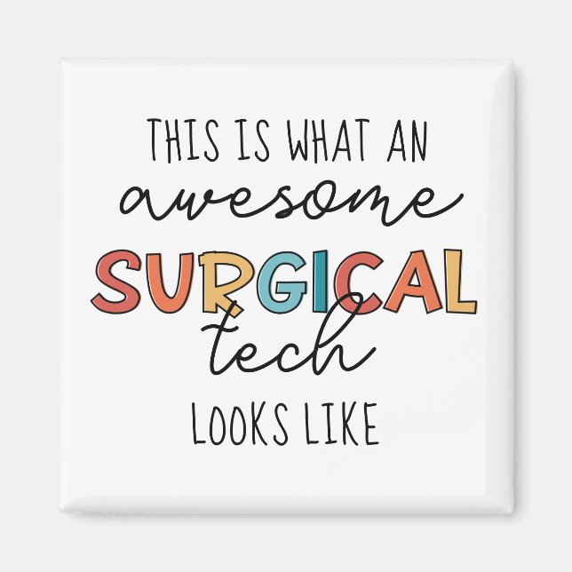 Aimant Technologue Chirurgiste Drôle Chirurgie OU Cadeaux (Devant)