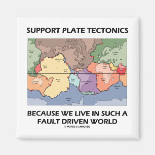 Aimant Tectonique de plaque de maintien puisque nous