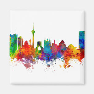 Aimant Téhéran Iran Skyline
