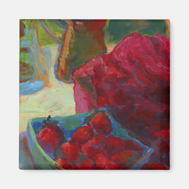 Aimant Téléchargez votre oeuvre | Tourner la peinture per (Devant)