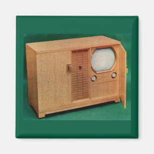 Aimant téléviseur danois moderne no 2 vers 1951