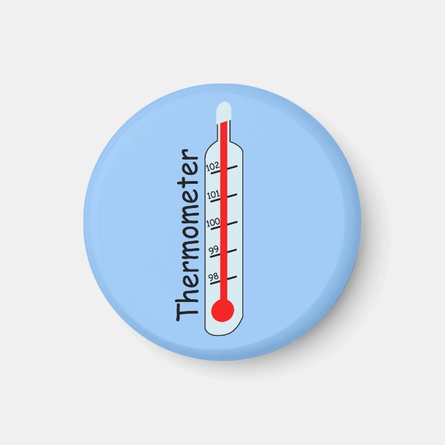 Aimant Température de contrôle du thermomètre Hôpital (Devant)