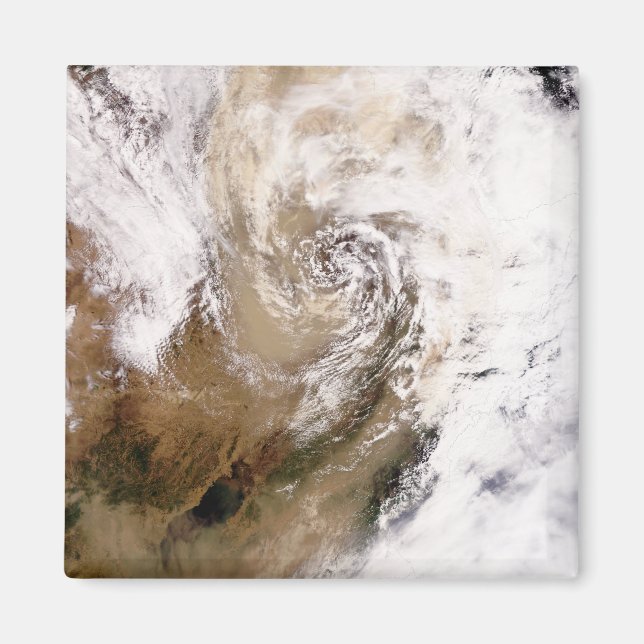 Aimant Tempête de poussière dans le nord de la Chine (Devant)