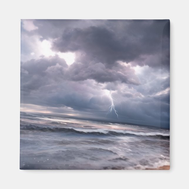 Aimant Tempête en mer (Devant)