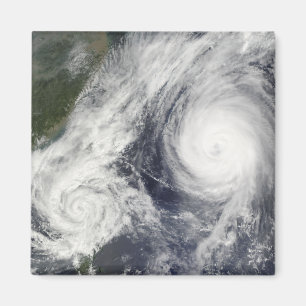 Aimant Tempête tropicale Parme et ouragan superbe Melor