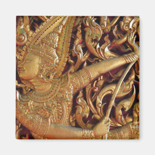 Aimant Temple bouddhiste thaïlandais Détail