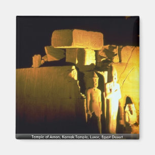 Aimant Temple d'Amon, temple de Karnak, désert de Louxor