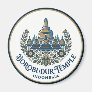 Aimant Temple de Borobudur Indonésie