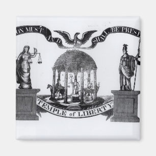 Aimant Temple de la liberté, 1834