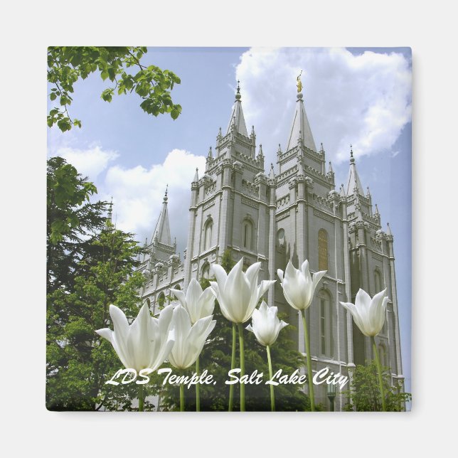 Aimant Temple LDS, Salt Lake City (Devant)