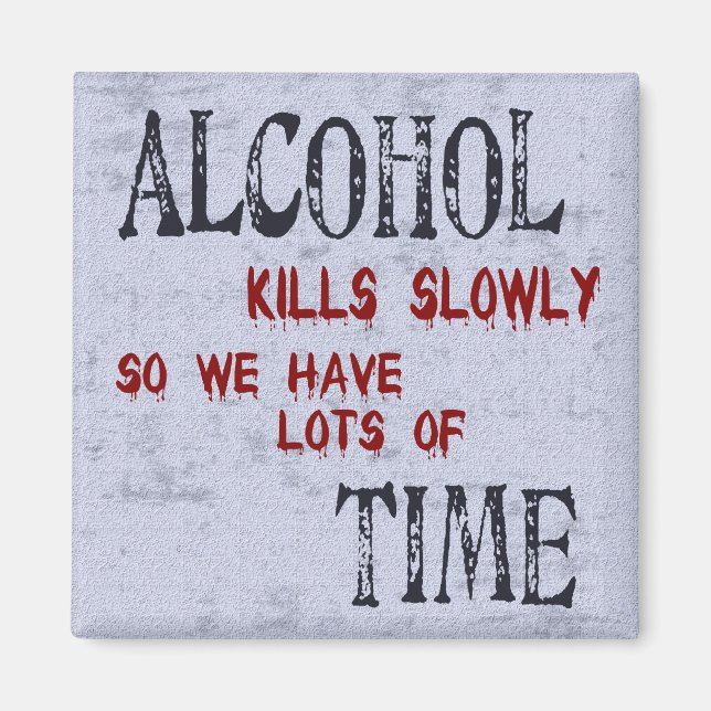 Aimant Temps d'alcool (Devant)