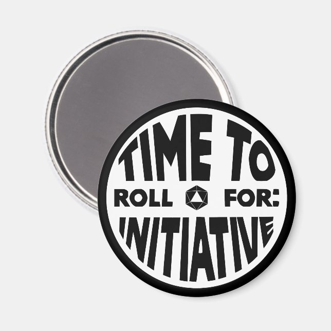 Aimant Temps D'Avancement Pour L'Initiative (Recto/Verso)