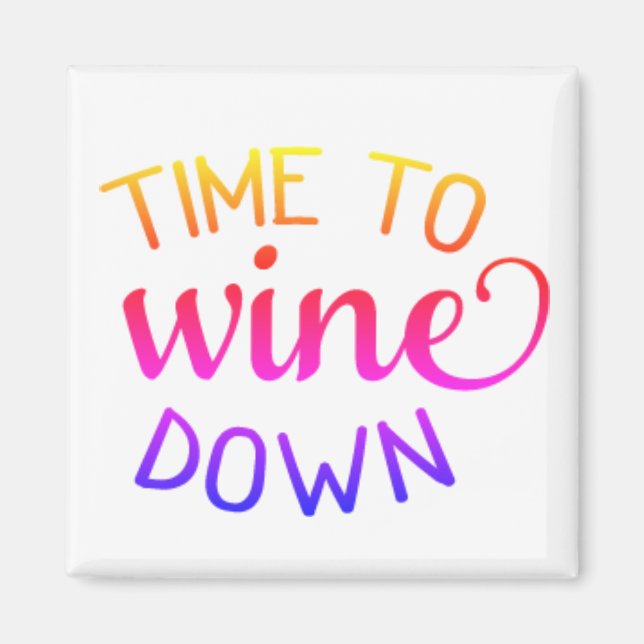 Aimant temps de vin (Devant)
