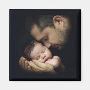 Aimant Tender Love papa et Baby Modèle photo