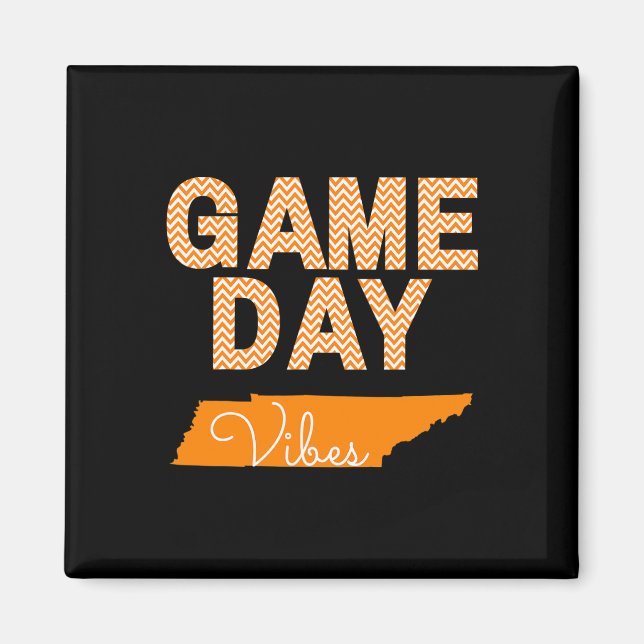 Aimant Tennessee Football Jour Vibes Fall Tailgate (Devant)
