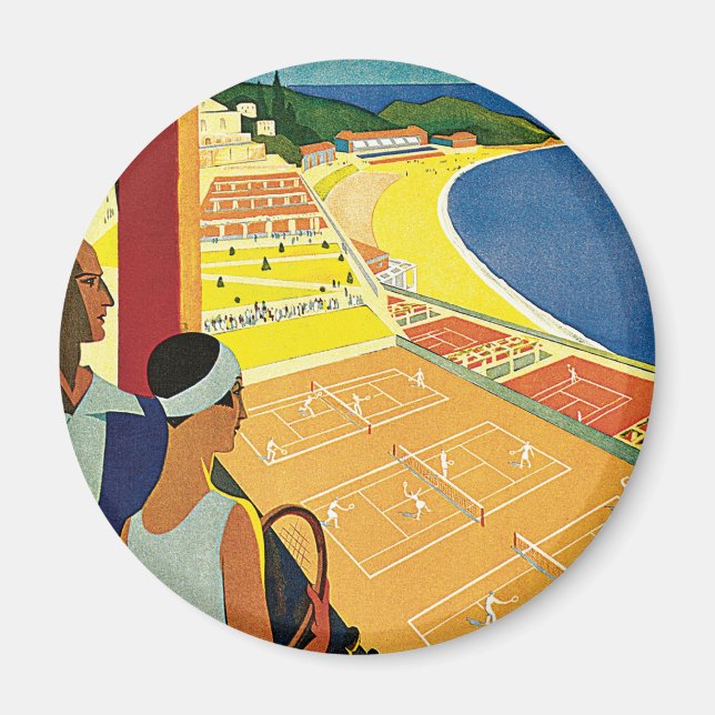Aimant Tennis à Monte Carlo (Devant)