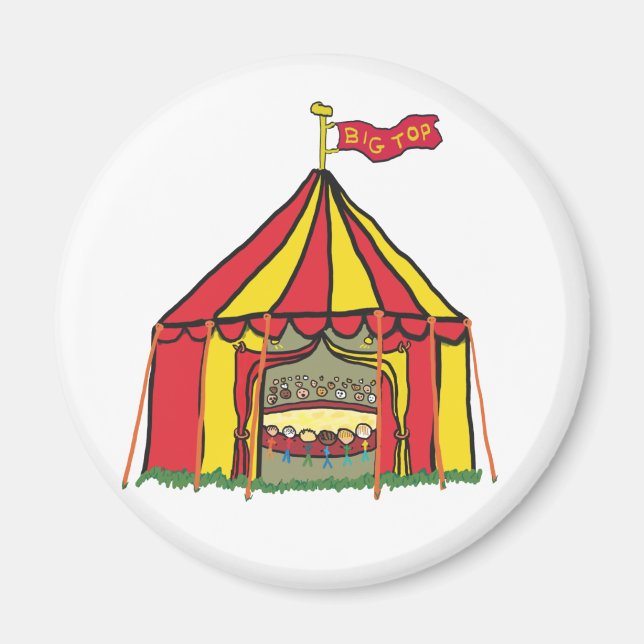 Aimant Tente Big Top Circus (Devant)