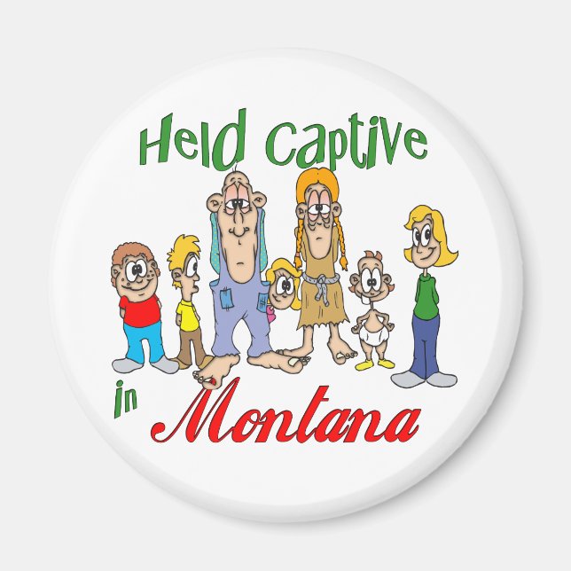 Aimant Tenu captif dans le Montana (Devant)